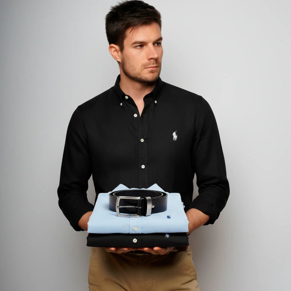 [ Buy 1 and Get 2 ] Premium Linen Dress Shirts